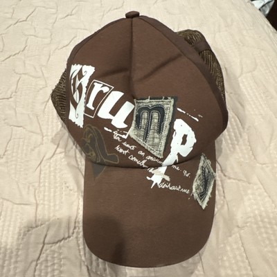 Grumpy Hat Snapback Trucker Cap Adult Brown Snow White Walt Disney World-image