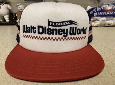 VANS x Walt Disney World 50th Anniversary Florida Trucker Hat OS Flat Brim NEW-image