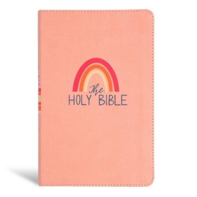KJV Kids Bible, Peach Leathertouch (Leather Bound)-image