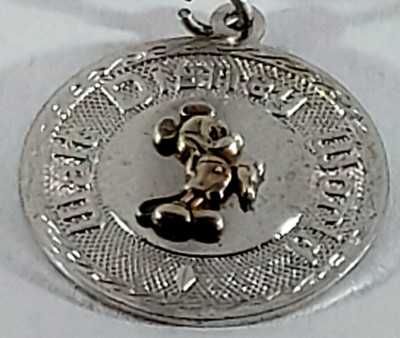 Vintage DISNEY Sterling Silver WALT DISNEY WORLD  Charm for a Bracelet, 3.86g-image