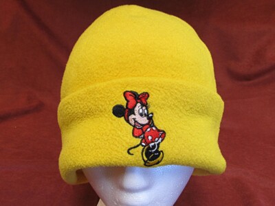 Walt Disney World Mickey Miniie Mouse hat cap beanie yellow-image