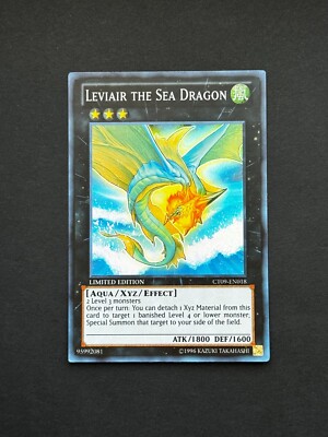 Yugioh! Leviair the Sea Dragon - Limited CT09-EN018 Super Rare (LP/NM) 1996-image