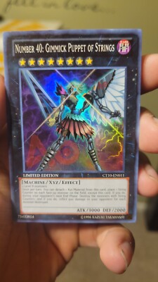 Number 40: Gimmick Puppet of Strings CT10-EN011 Super Rare Limited VLP Yu-Gi-Oh!-image