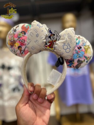Disney Parks Headband Music Mickey & Friends Ears Special Moments 100 Years-image