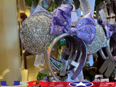 Collection Tomorrowland Celestial Disney Parks Silver Purple Ears Headband US💖-image