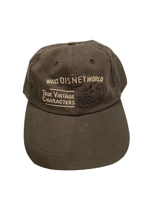 Walt Disney World True Vintage Characters Mickey Mouse Hat Adjustable One Size -image