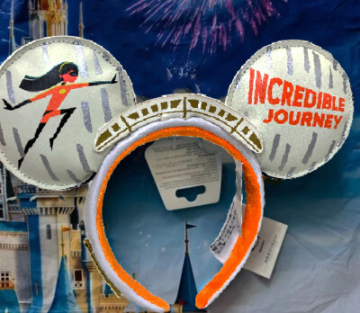 DisneyParks Loungefly Ears Contemporary Resort Incredibles Monorail Headband-image