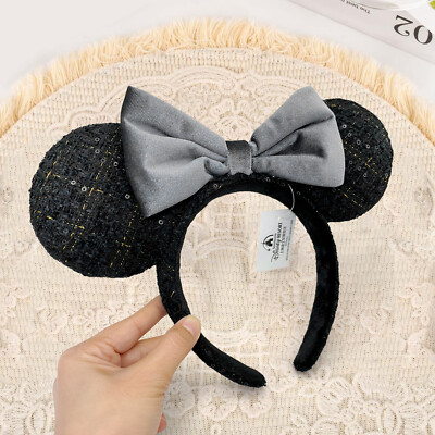 Loungefly Ears Disney~Minnie Mouse with Magical Bow &Sequins princess Headband-image