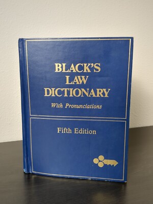 Black's Law Dictionary, by Henry Campbell Black, Fifth Edition -image