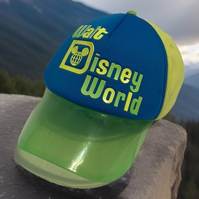 Disney Parks Visor Baseball Cap - Walt Disney World - Neon-image
