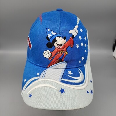 Mickey Mouse Sorcerers Hat Youth Adjustable Blue Silver Walt Disney World Kids-image