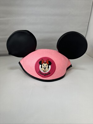 Minnie Mouse Walt Disney World Classic Hat Pink Plastic Ears for Toddler 54cm-image