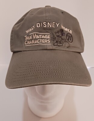 Walt Disney World True Vtg Characters 71 Embroidered Adult Baseball Hat Adj-image