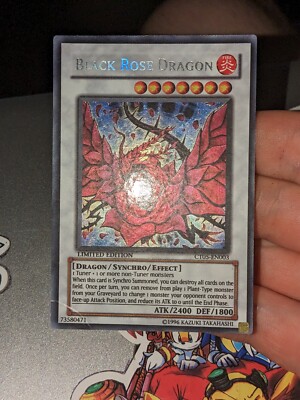 Yugioh! LP Black Rose Dragon - CT05-EN003 - Secret Rare - Limited Edition LP-image
