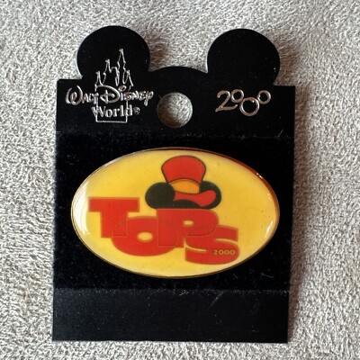 WDW Cast Member Exclusive Tops 2000 Tophat Hat Rare Vintage-image