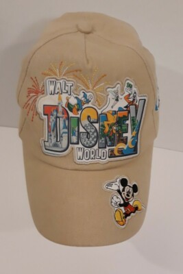 Walt Disney World Tan Childs Strapback Hat-image