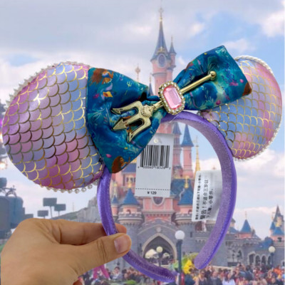 Ariel The Little Mermaid Disney-Parks Live Action Minnie Ears Headband-image