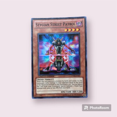 Yu-Gi-Oh! Stygian Street Patrol CT08-EN007 Limited Super Rare Near Mint Holo-image