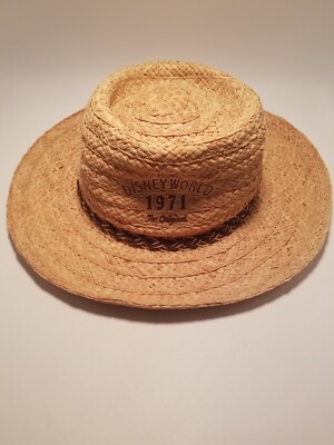 Walt Disney World 1971 The Original Souvenier Straw Hat-image