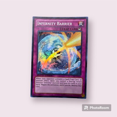 Yugioh! Infernity Barrier - CT09-EN023 - Super Rare - Limited Edition NM Holo-image