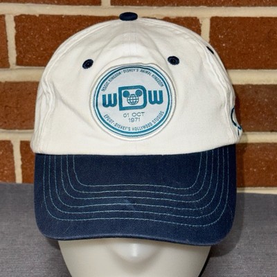 Disney Parks Baseball Hat Adult WDW Patch White Blue Adjustable Cap 2019-image