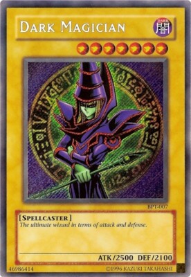 Moderately Played Dark Magician B - BPT-007 - Secret Rare - Unlimited Edition - -image