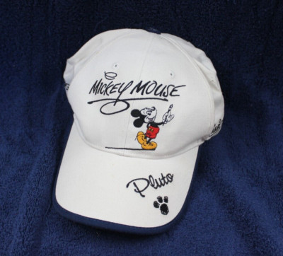 Mickey Mouse Walt Disney World  Adjustable Hat - White with Embroidery-image