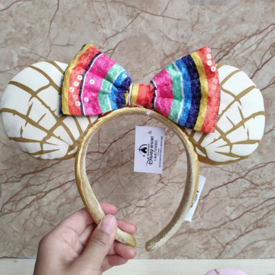 Sweet Bread Pan Dulce Concha Minnie Ears Disney Parks Mexican Headband XMAS-image