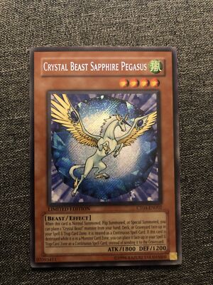 Yu-Gi-Oh! Crystal Beast Sapphire Pegasus - CT04-EN002 - Rare - Limited Edition-image