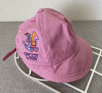 Walt Disney World Epcot Center Figment Embroidered Pink Hat Adjustable Adult Med-image