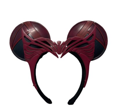 Disney Parks Scarlet Witch Wanda Maximoff Marvel Minnie Ears Headband Adult Size-image