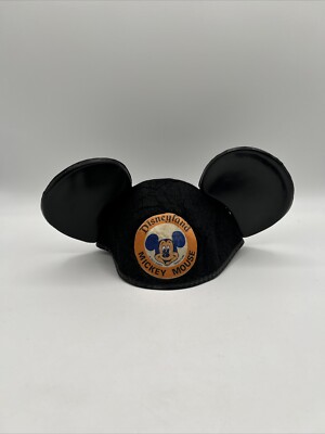 1970's Disneyland Walt Disney World Mickey Mouse Ears Felt Hat (NO NAME) VTG-image
