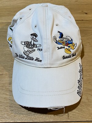 Walt Disney World Hat Cap Strapback Donald Duck Through the Years Adjustable-image