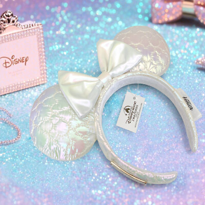 Loungefly Disney Parks Mickey Mouse Icon Quilted Iridescent Minnie Ears Headband-image