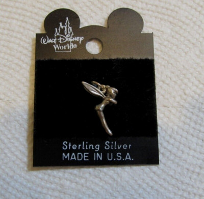 Vintage Walt Disney World Sterling Silver Tinker Bell Charm New  Tinkerbell -image