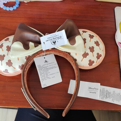 DisneyParks Loungefly Mickey Ice Cream Bar Minnie Mouse Ears Headband Disneyland-image