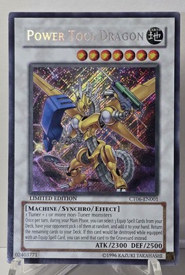 Power Tool Dragon CT06-EN001 Secret Rare Limited Edition Yugioh TCG NM/M -image