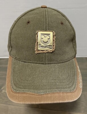 Walt Disney World Mickey Mouse Metal Medallion Logo Baseball Cap Hat Adjustable-image