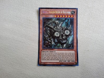 Yu-Gi-Oh! TCG Redox, Dragon Ruler of Boulders 2013 CT10-EN003 Limited Edition...-image