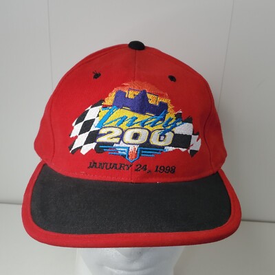 VTG 1998 Indy 200 Walt Disney World Race Snapback Hat Baseball Cap Goofy Hat Co-image