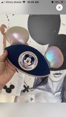 Disney Parks Walt Disney World 50th Anniversary Adult Mickey Mouse Ear Hat-image