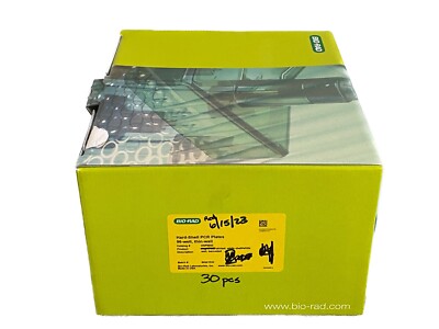 (30) BIO-RAD 96-Well Thin Wall Hard-Shell PCR Culture Plates Barcoded HSP9955-image