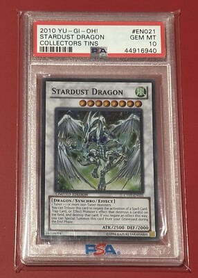 2010 Yu-Gi-Oh Stardust Dragon CT07-EN021 - PSA 10 - **POP 7**-image