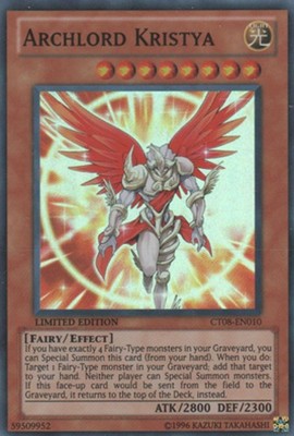 1x (P) Archlord Kristya - CT08-EN010 - Super Rare - Limited Edition  YuGiOh-image