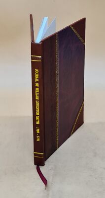 Journal Of William Loughton Smith 1790-1791 1917 [Leather Bound]-image