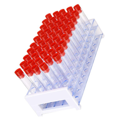  51 Pcs Plastic Test Tube Rack Science Experiment Chemistry Equipment-image