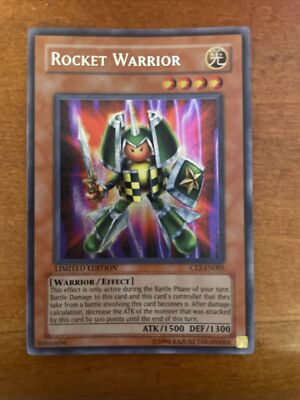 Yugioh! LP Rocket Warrior - CT2-EN005 - Secret Rare - Limited Edition Lightly Pl-image