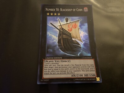 Number 50: Blackship of Corn Limited Edition Super Rare CT10-EN018 -image