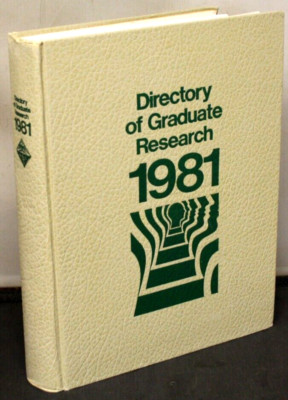 1981 American Chemical Society Directory of Research Polymer Clinical Medicinal-image