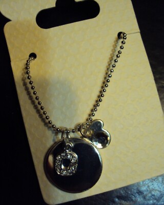 Disney Parks Cubic Zirconia C Initial 18
